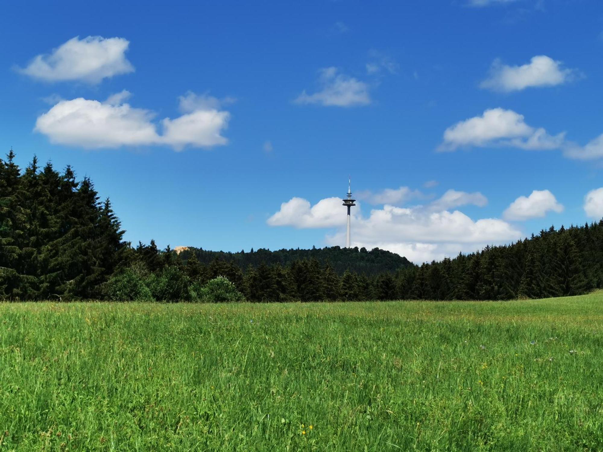 Ferienwohnung Blick Rappenstein Hausen am Tann Buitenkant foto