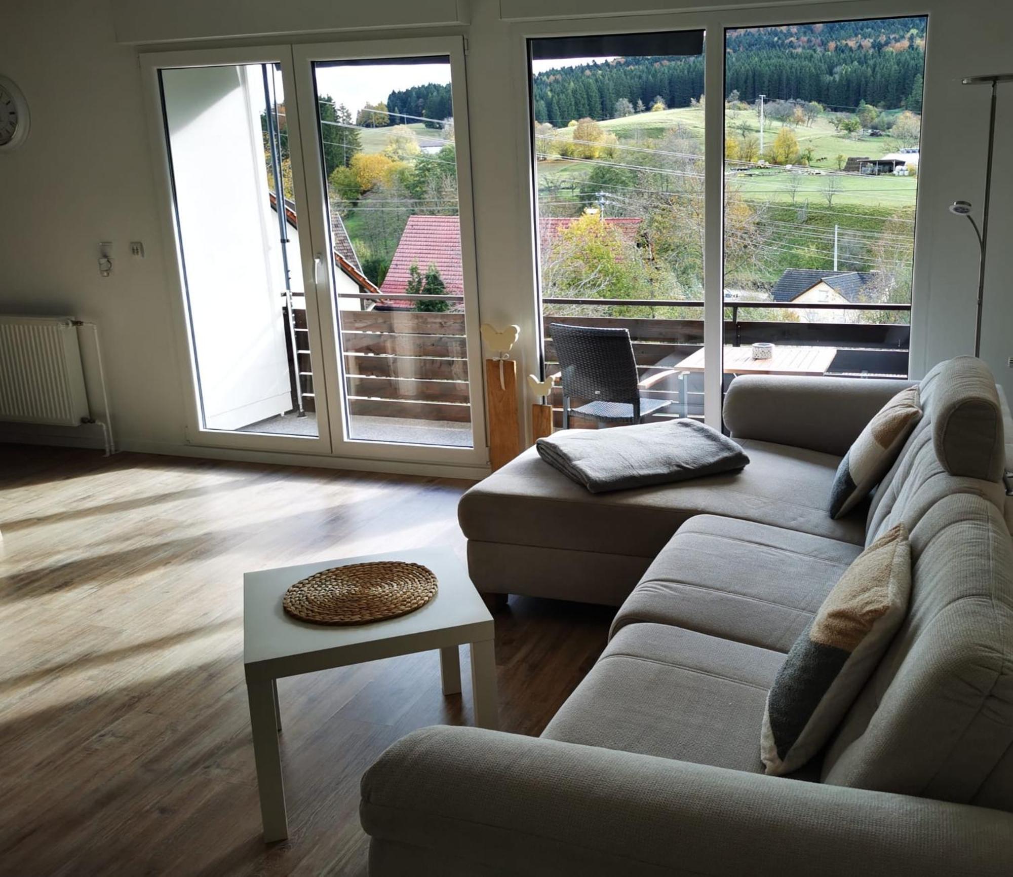 Ferienwohnung Blick Rappenstein Hausen am Tann Buitenkant foto